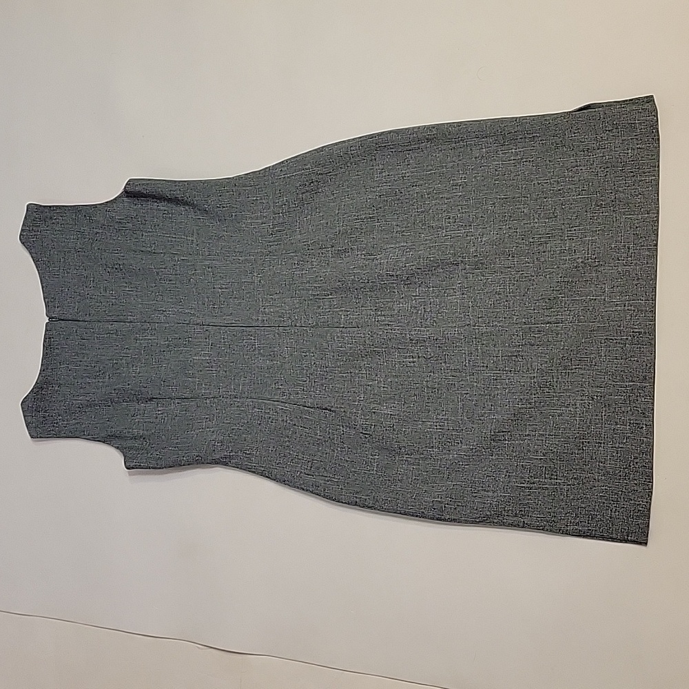 Vintage Donna Ricco New York Petite Size  8P Embroidered Dress Gray - Picture 11 of 16